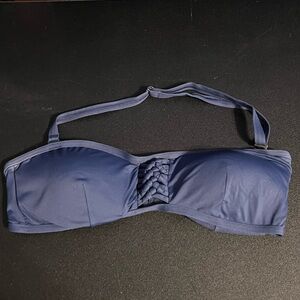 NWOT Sunseeker Stylish Navy Bandeau Bikini Top
